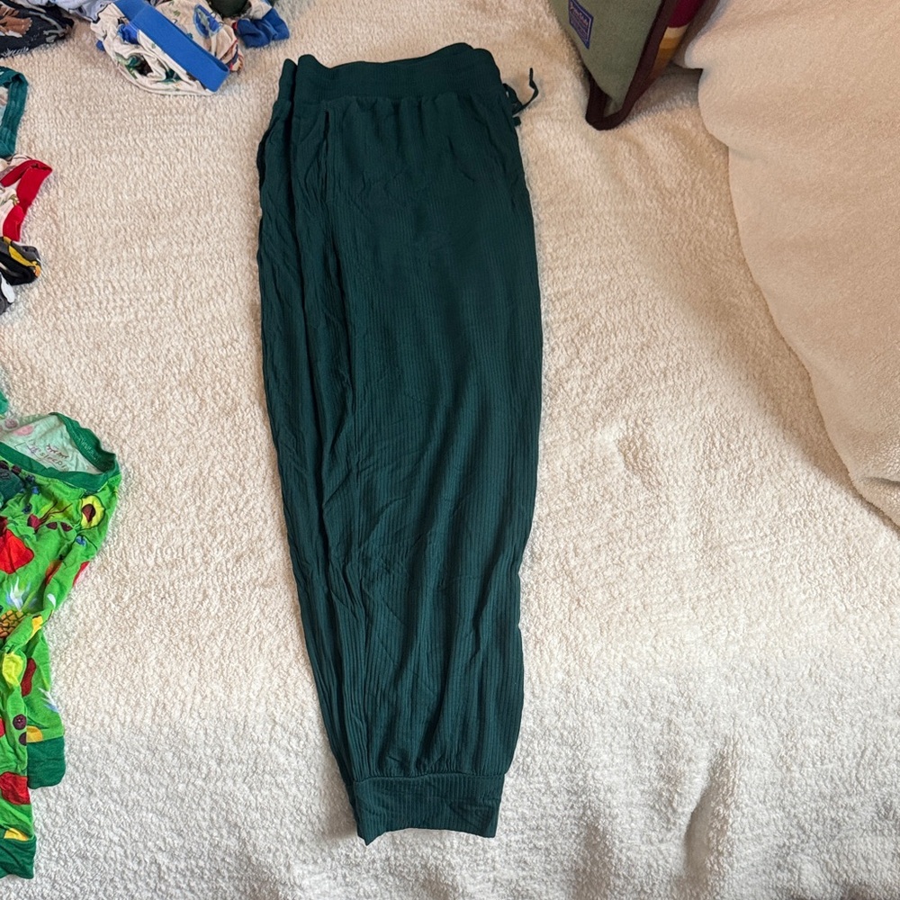 Little Sleepies Dark Green Kids Bottoms